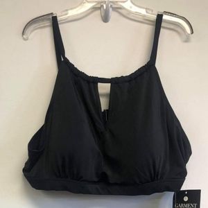 Avenue  Size 28 Black Bikini Swim top  New